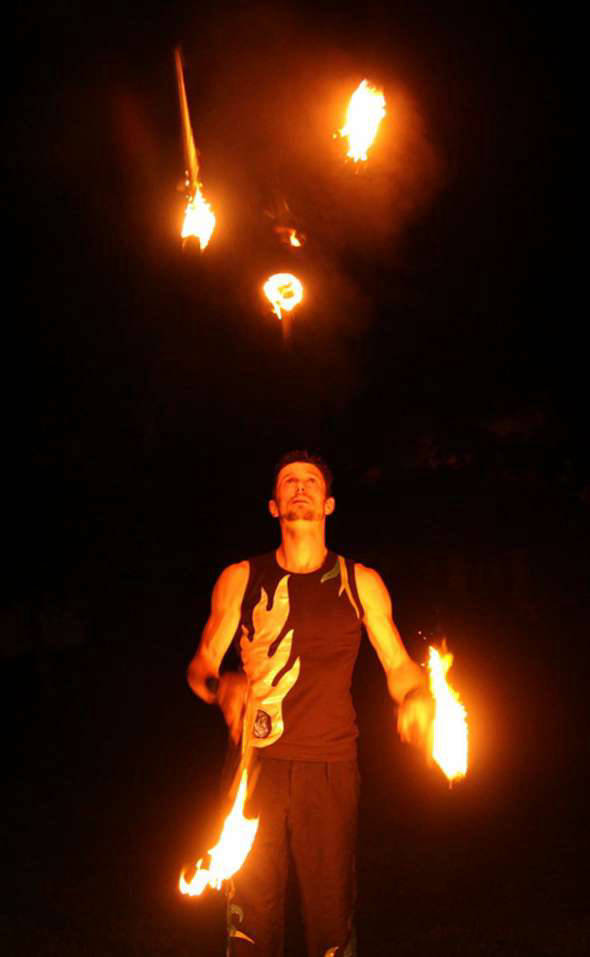 Fire Juggling Act