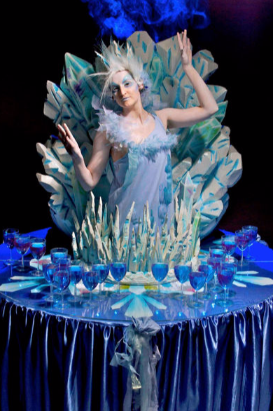 Ice Living Table for Christmas Events