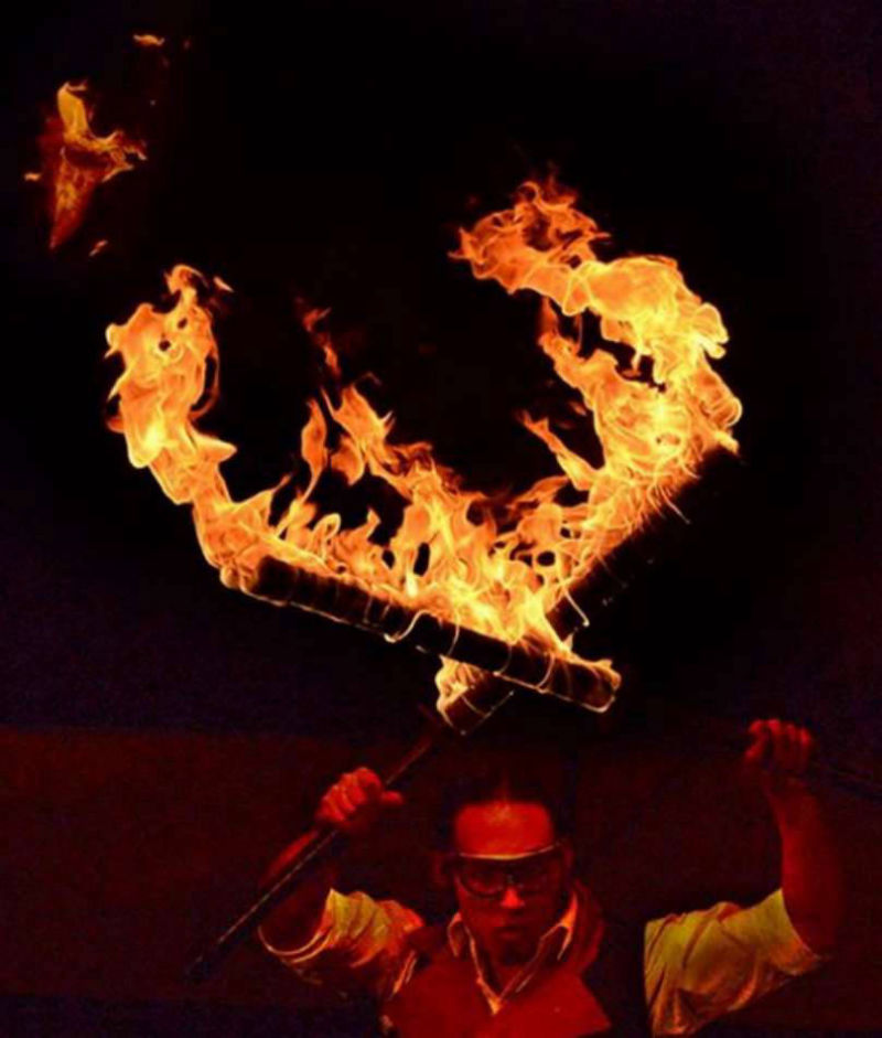 Fire Juggling Act
