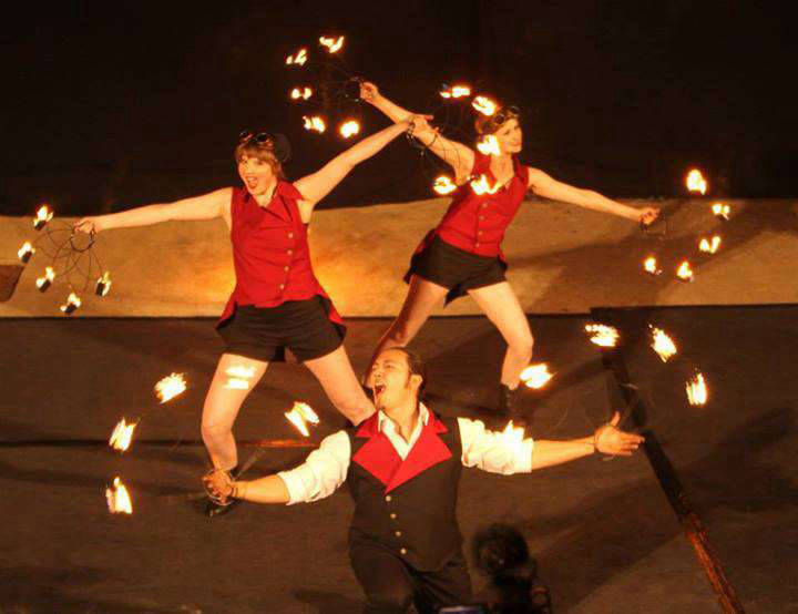 Fire Juggling Act