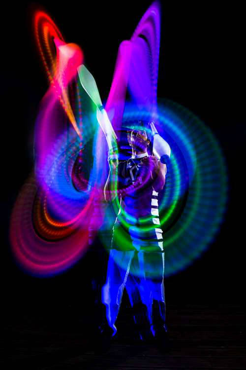 Glow LED Light Juggling Act