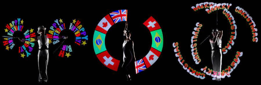 Glow LED Light Juggling Act