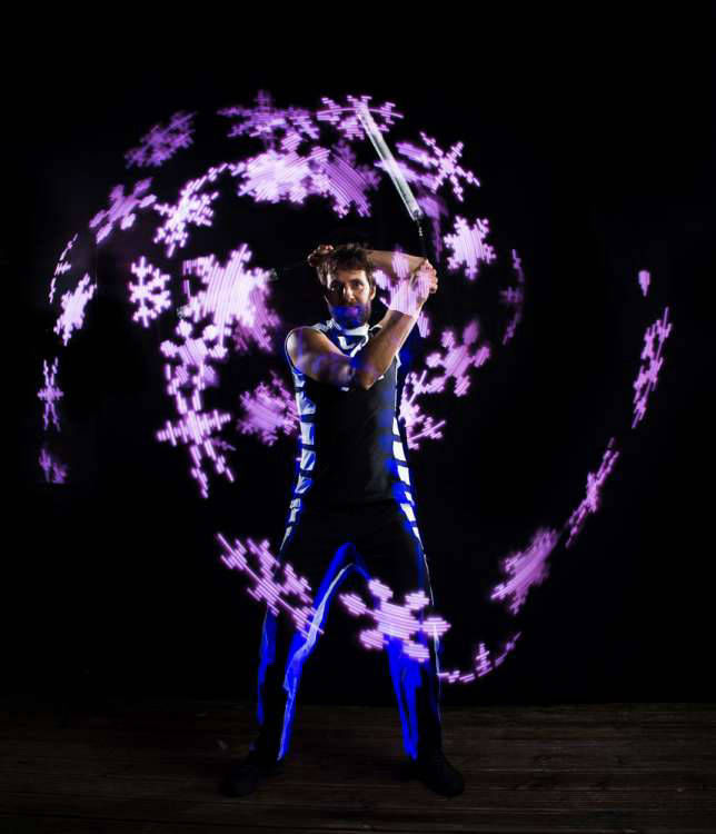Glow LED Juggler