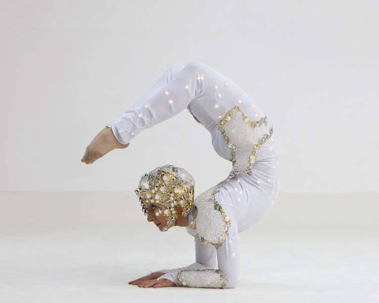 Ice Themed Contortionist