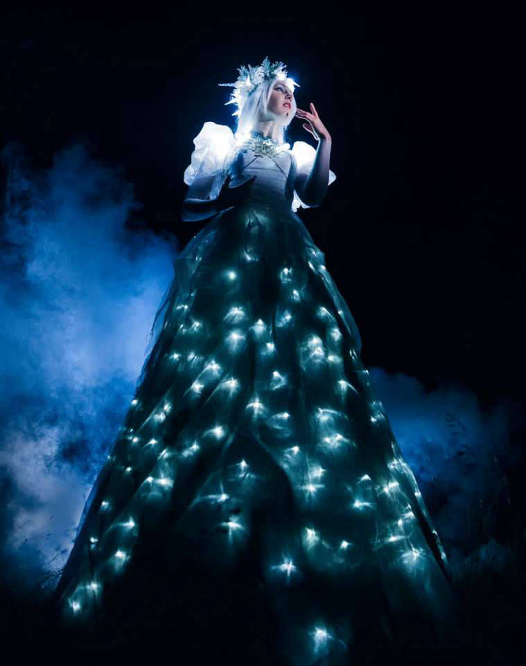 Christmas Tree Stilt Walker