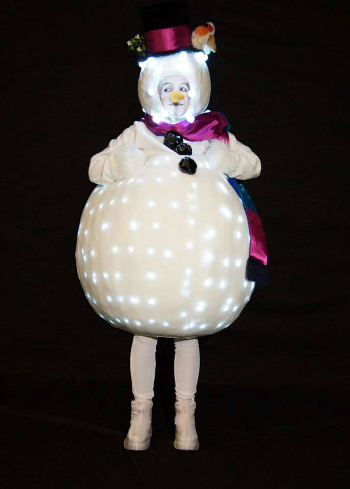 Snowman Roller Skaters