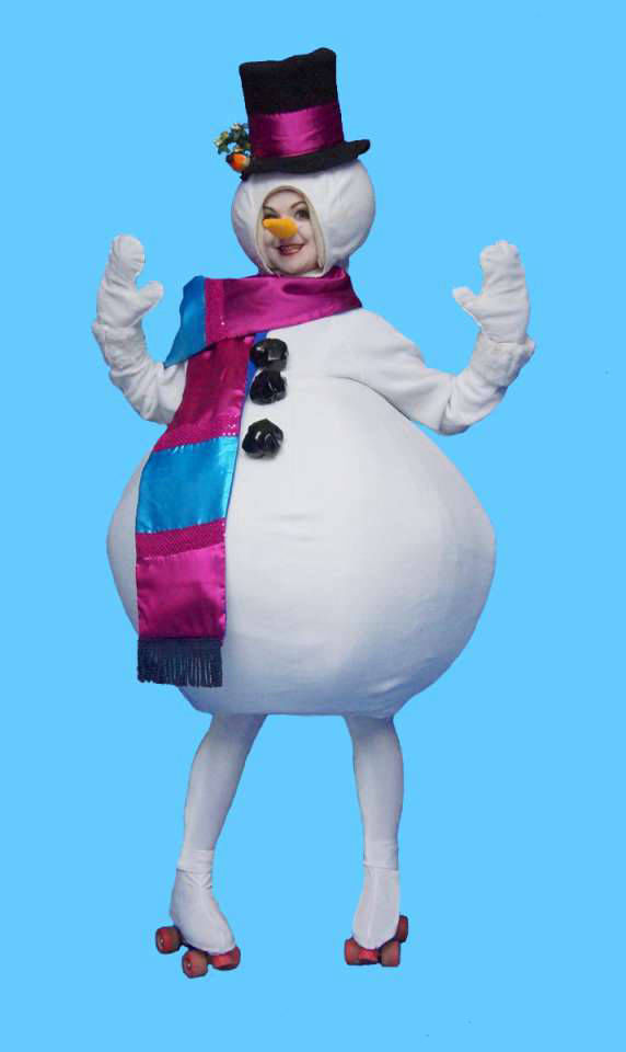 Snowman Roller Skater